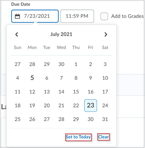 Updated date picker component in Activity Feed