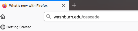 washburn.edu/cascade in browser search bar