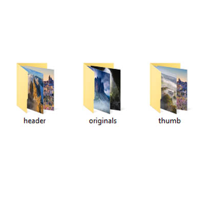 windows folders screen shot
